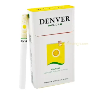 บุหรี่นอก DENVER MANGO มะม่วง (1 เม็ดบีบ)