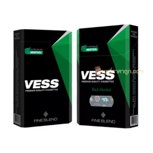 บุหรี่นอก Vess Black Menthol (ซองแข็ง)